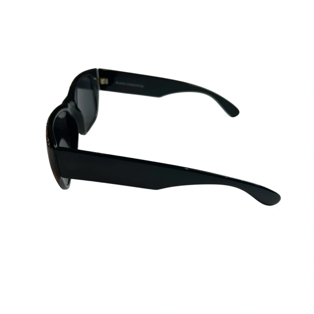 Rhinestone Upper Vintage Black Women's Sunglasses